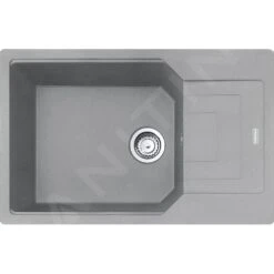 Franke Urban - Évier En Fragranite UBG BB 611-78, 780x500 Mm, Pierre Grise 114.0652.561