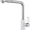 Franke Robinetterie - Mitigeur D&apos;évier FG 0392.094, Chrome/blanc Artic 115.0392.368