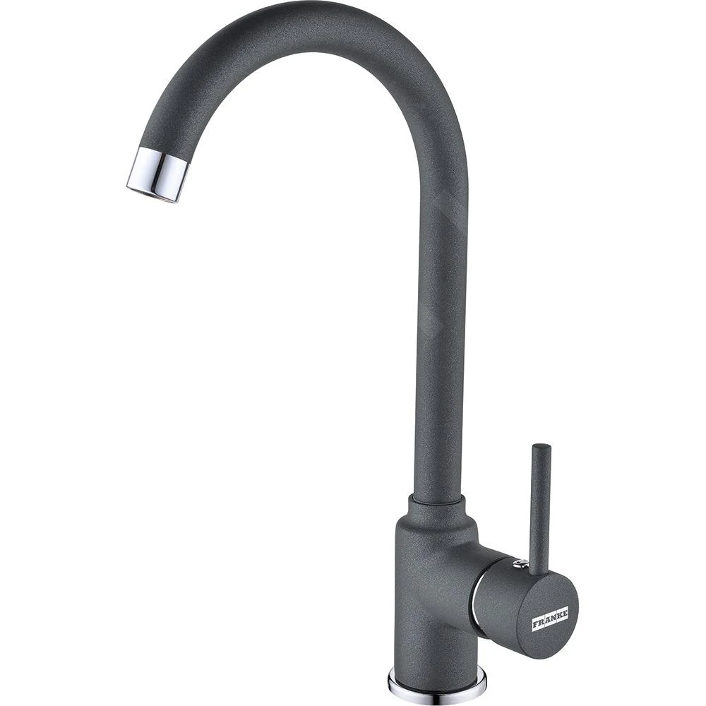 Franke Colonnes - Kit de cuisine T30, évier en tectonite OID 611-78, noir + robinet FP 9000, onyx NEW 114.0366.039