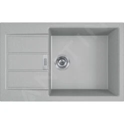 Franke Sirius 2.0 - Évier En Tectonique S2D 611-78 XL, 780x500 Mm, Gris 143.0617.617