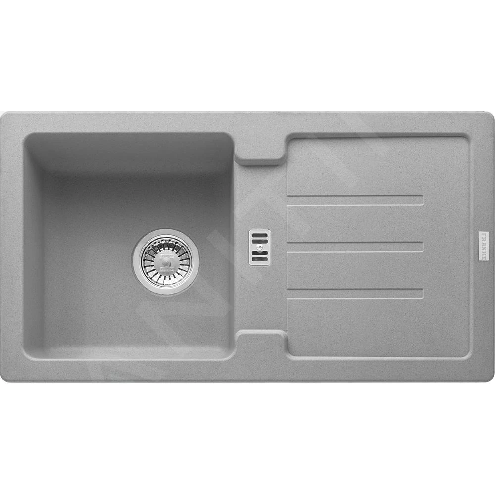 Franke Strata - Évier en fragranit STG 614-78, 780x435 mm, pierre gris 114.0369.423