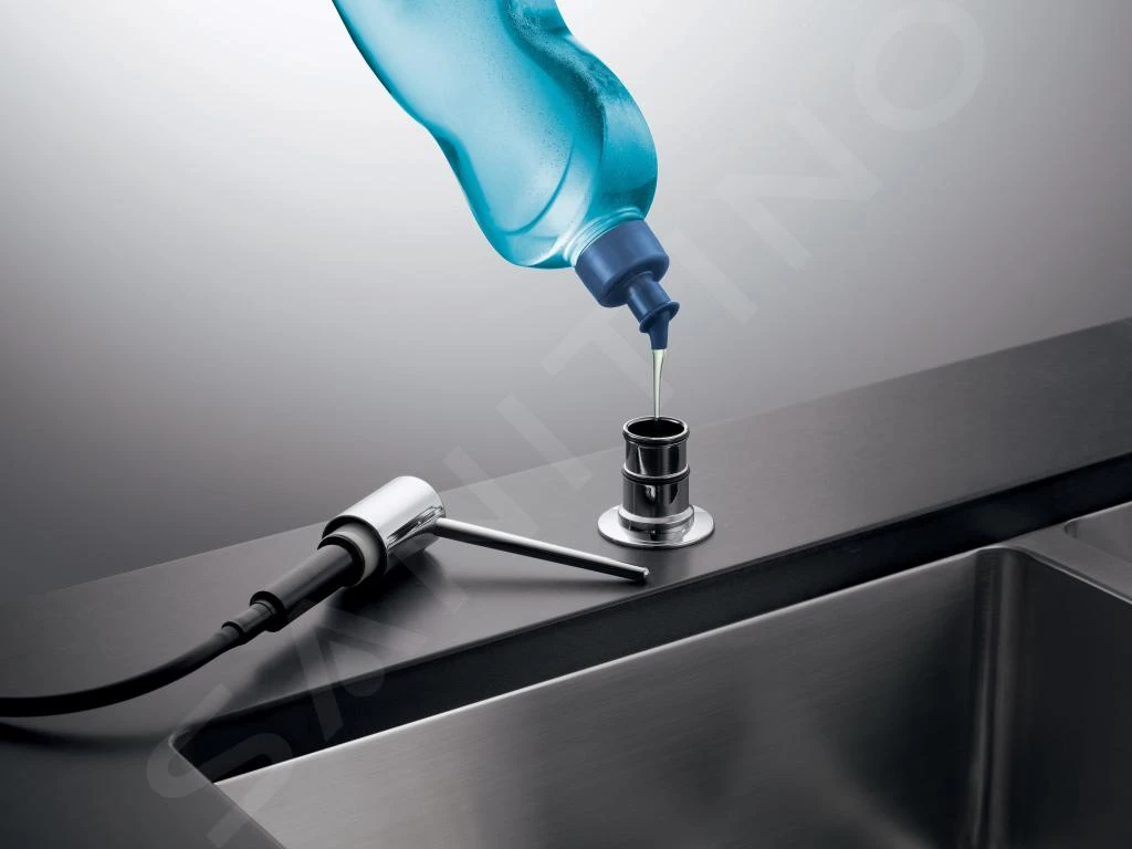 Franke Centinox - Distributeur de savon, pour trou de 25-36mm, 250 ml, inox 119.0176.059
