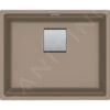 Franke Kubus 2 - Évier En Fragranit KNG 110-52, 560x460 Mm, Cachemire 125.0671.878