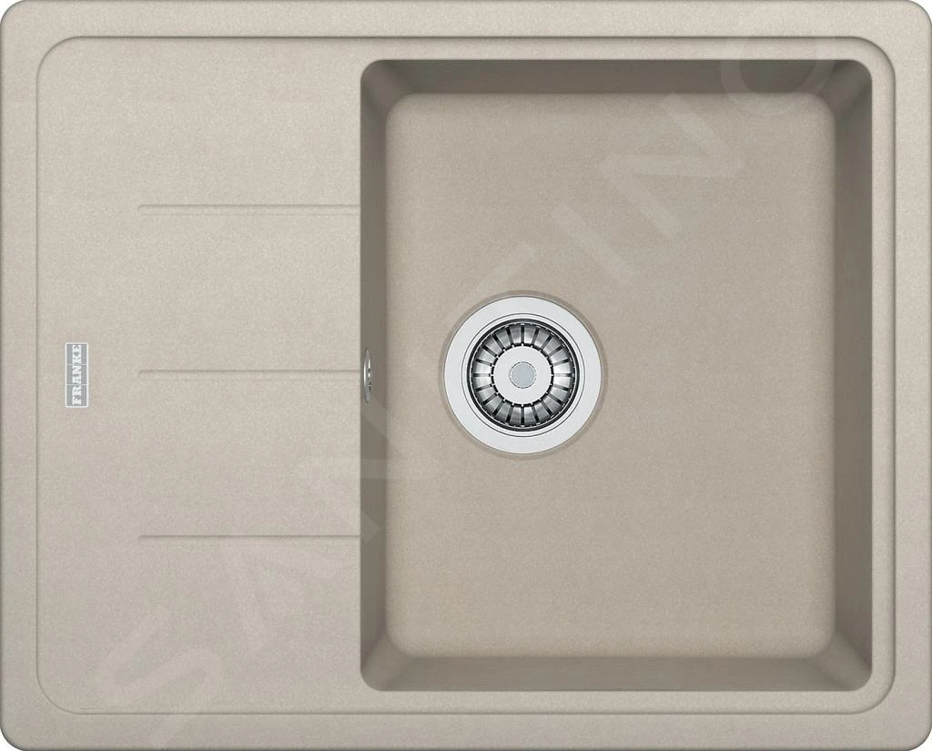 Franke Basis - Évier en fragranit BFG 611-62, 620x500 mm, sahara 114.0285.111