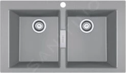 Franke Sirius 2.0 - Évier En Tectonite S2D 620-86, 860x500 Mm, Gris 143.0650.970