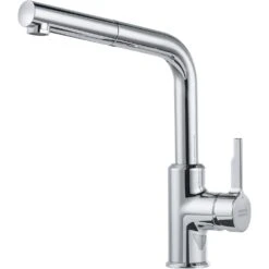 Franke Urban - Mitigeur D&apos;évier FP 5083.031 Avec Douchette Extractible, Chrome 115.0595.083