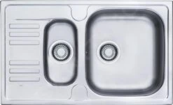 Franke Euroform - Évier En Inox EFN 651-78, 780x475 Mm + Siphon 101.0250.587