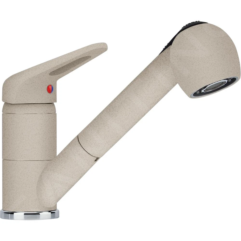 Franke Colonnes - Set de cuisine G118, évier en fragranit BSG 611-62 + robinet FC 9547.082, sahara 114.0440.848