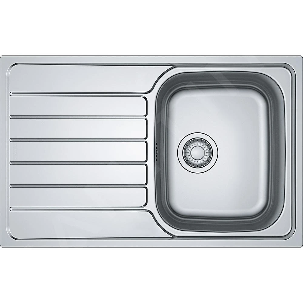 Franke Colonnes - Ensemble N79, évier inox SKN 611-79 et robinetterie FC 9547.031, inox/chrome 101.0618.832