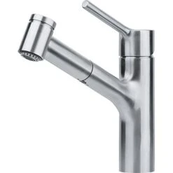 Franke Taros Neo - Mitigeur D&apos;évier FC 6386.501 Avec Douchette Extractible, Inox 115.0596.386