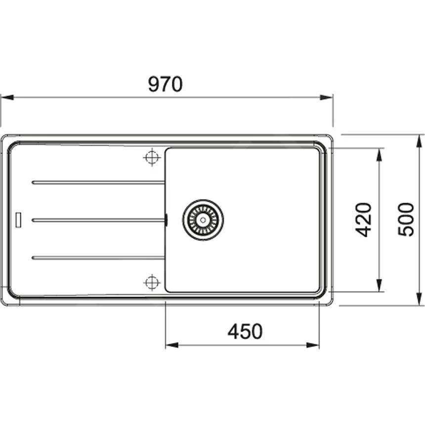Franke Colonnes - Ensemble de cuisine G138, évier en fragranit BFG 611 et mitigeur FC 9547.424, sahara 114.0510.596