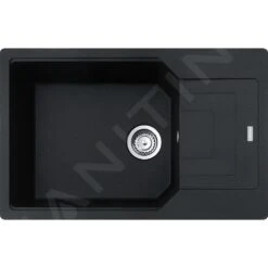 Franke Urban - Évier En Fragranite UBG BB 611-78, 780x500 Mm, Onyx 114.0652.403