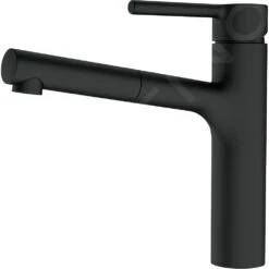 Franke Centro - Mitigeur D&apos;évier FP 0098.901 Avec Douchette Extractible, Noir Mat 115.0621.592