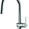Franke Active - Mitigeur D&apos;évier FN 4090.031, Avec Douchette Extractible, Chrome 115.0653.401