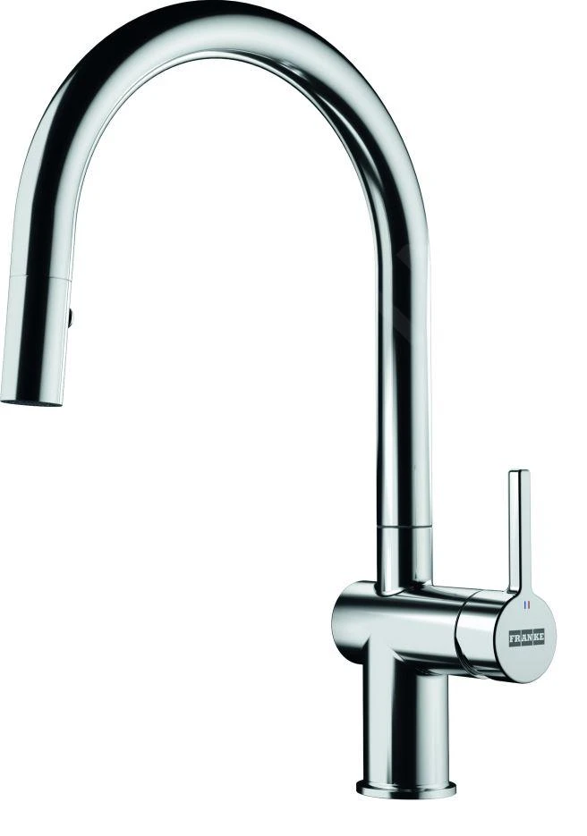 Franke Active - Mitigeur d'évier FN 4090.031, avec douchette extractible, chrome 115.0653.401
