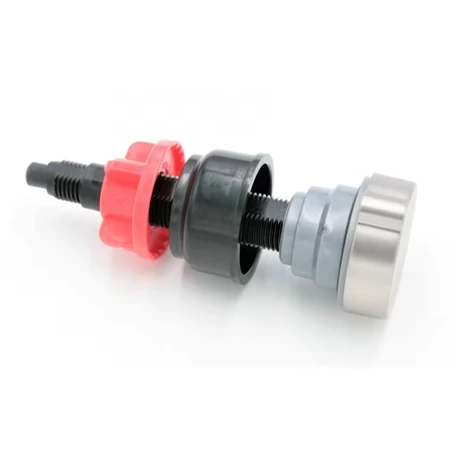 Bouton rotatif chromé rond 128883