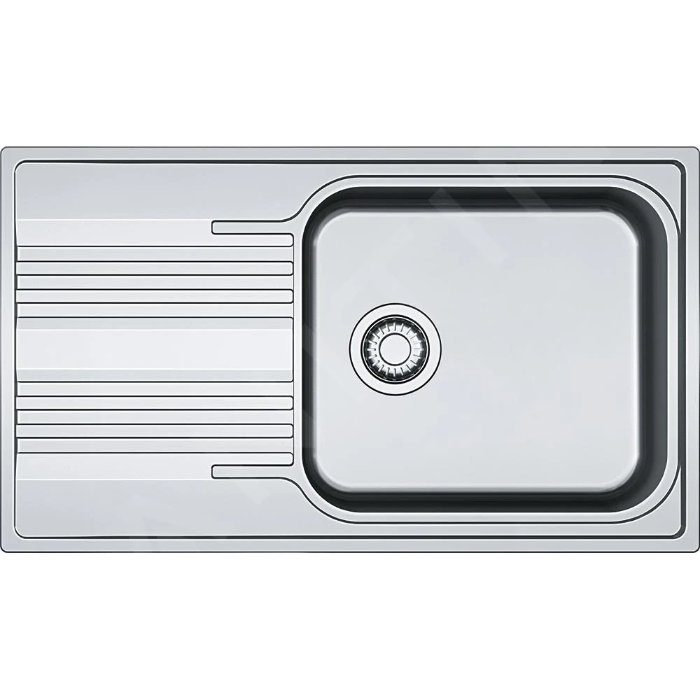 Franke Colonnes - Set N84, évier en inox SRX 611-86 LB et mitigeur FC 3054.031, inox / chrome 101.0650.599