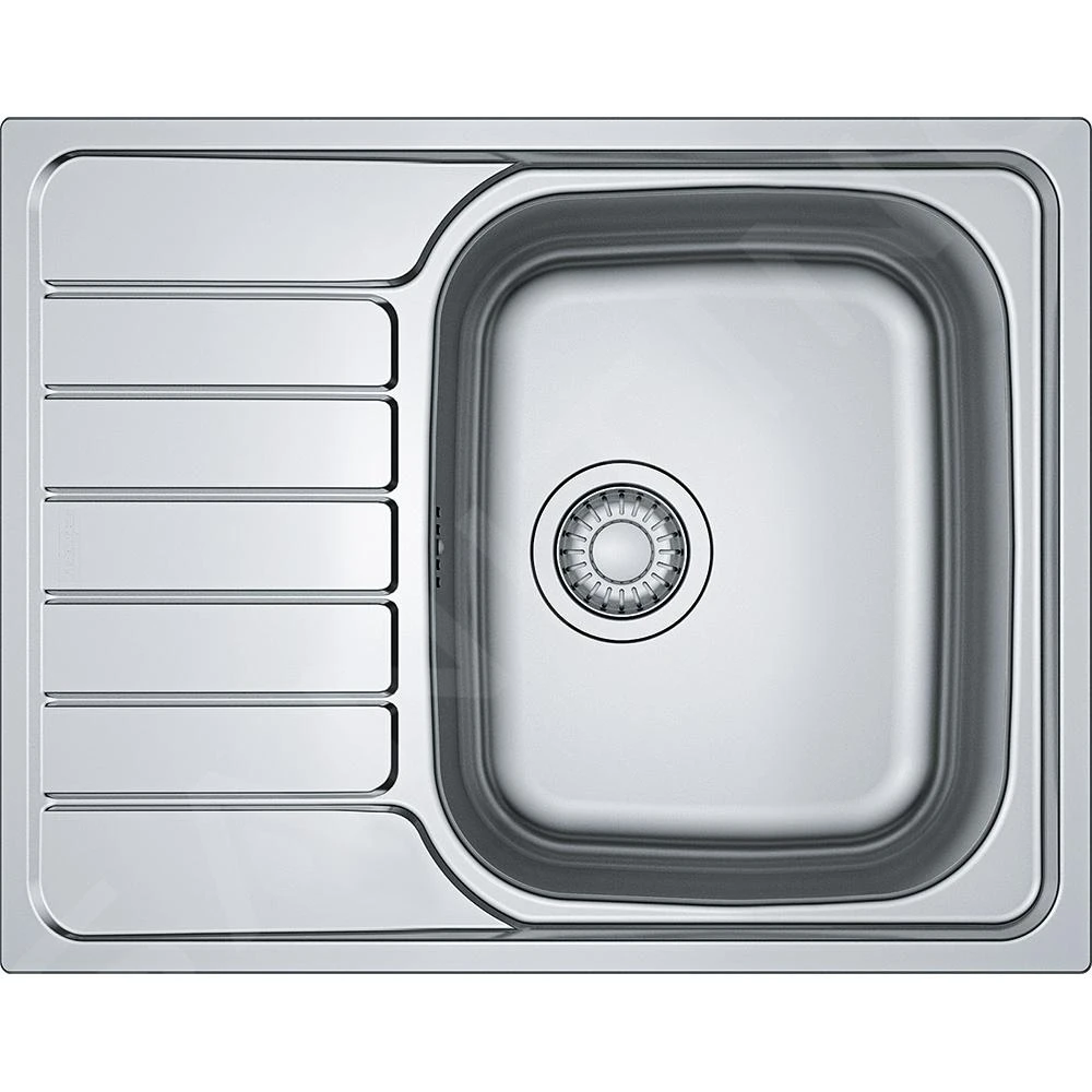 Franke Colonnes - Ensemble N77, évier inox SKN 611-63 et robinetterie FC 9547.031, inox/chrome 101.0618.838