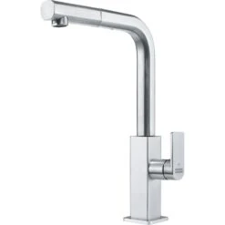 Franke Mythos - Mitigeur D’évier FC 7853 Avec Embout Extractible, Inox 115.0547.853