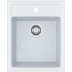 Franke Sirius - Évier En Tectonite SID 610-40, 430x530 Mm, Blanc 114.0503.010