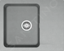 Franke Orion - Évier En Tectonite OID 611-62, 620 X 500 Mm, Gris 114.0395.160