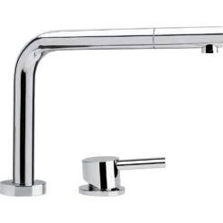 Franke Robinetterie - Mitigeur De Lavabo FN 7483.031 Rabattable, Chrome 115.0486.978
