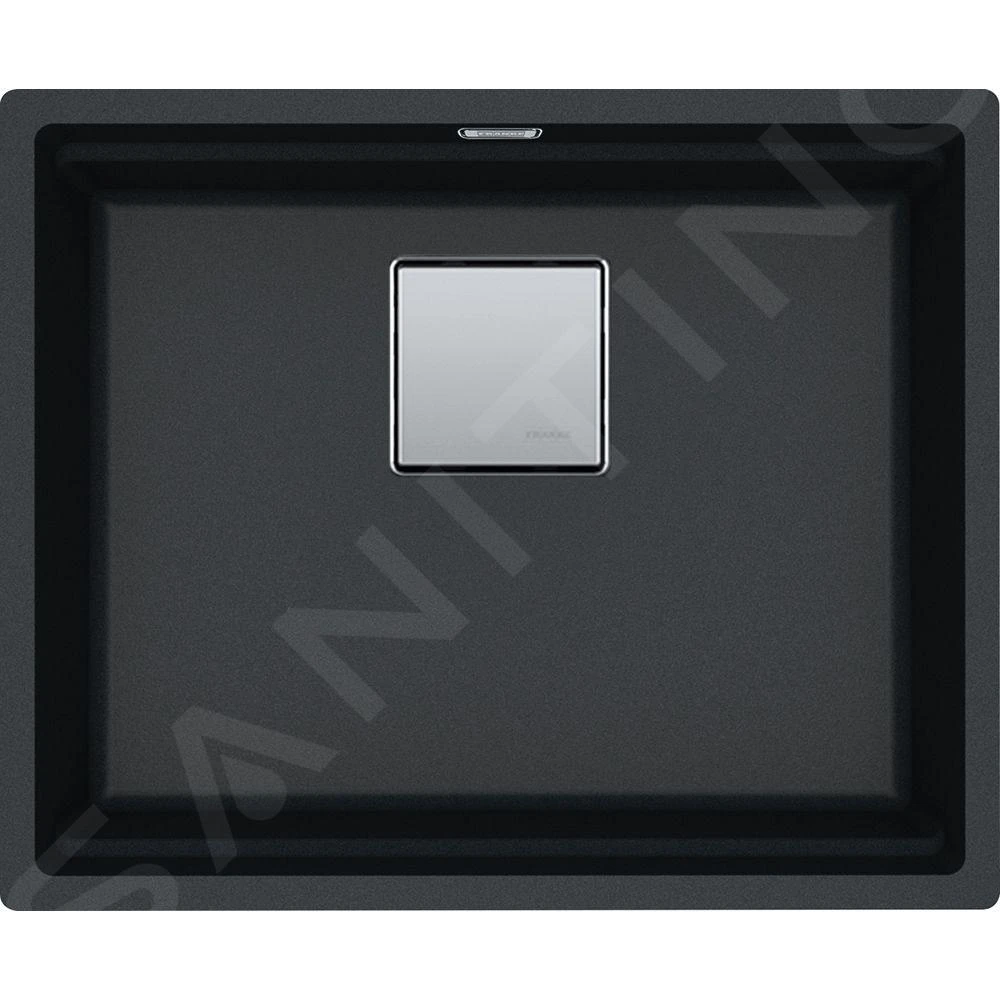 Franke Kubus 2 - Évier en fragranit KNG 110-52, 560x460 mm, onyx 125.0641.392