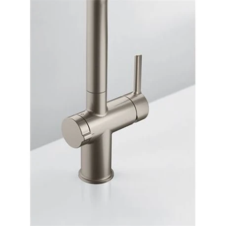 Mitigeur cuisine Active Twist à bec Nickel brossé 056891