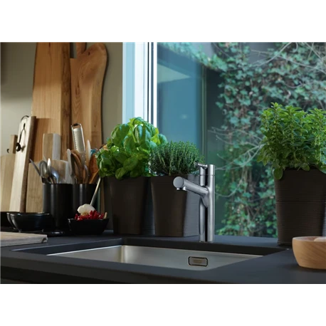 Mitigeur cuisine Centro Ă douchette Chrome 767019