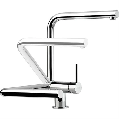 Mitigeur cuisine Neptune Style Solution fenêtre Chromé bec rabattable 937677