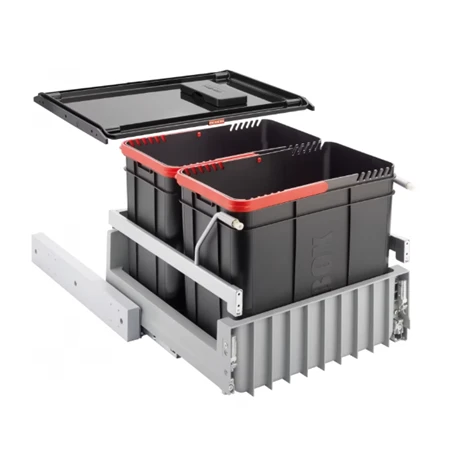 Poubelle sous évier Sorter Duo 45, 2 bacs 44 Litres 414031