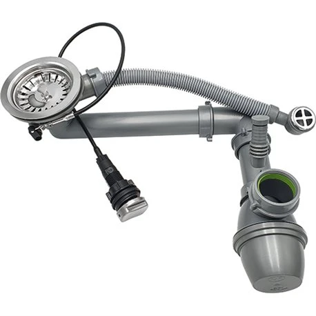 Vidage pour évier Automatique 1 cuve synthèse Ø90 mm 605636