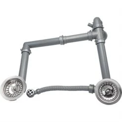 Franke Vidage Pour évier Manuel 2 Cuves Synthèse Ø90 Mm 605643