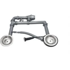 Franke Vidage Pour évier Automatique 2 Cuves Inox Ø90 Mm 605667