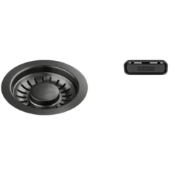 Franke Vidage Pour éviers Et Cuves Inox Anthracite Bonde Ø90 Mm Et Trop-plein 053555